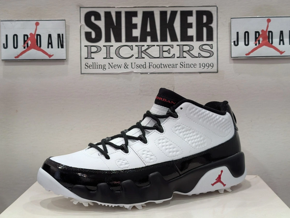 Preços baixos em Jordan 9 Golf Low White Black True Red | eBay