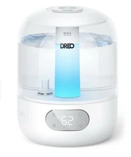 Dreo Humidifiers for Bedroom, Cool Mist Ultrasonic Humidifiers with 30Hr Runtime