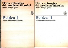Politica I-II (2 Volumi) - Francesco Valentini (Sansoni)