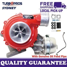 GEN1 High Flow Turbo Charger+Genuine Oil Feed Pipe For Isuzu D-Max 4JJ1 3.0L