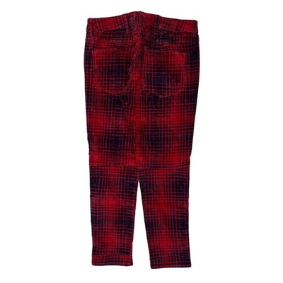 G-Star Checked Jeans - 31W US 8 Red Cotton