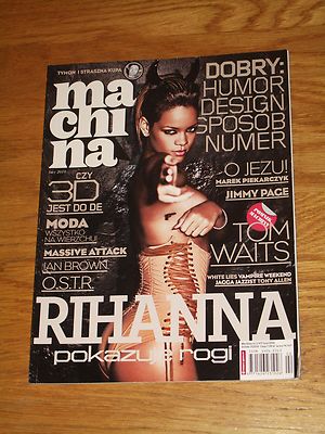 Machina magazine 2 2010 * Rihanna on cover * Ian Brown Tom Waits Massive Attack