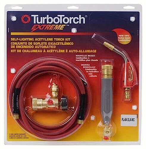 TurboTorch PL-12A アセチレントーチ TurboTorch 0386-0834 PL-8ADLX-MC Torch Kit Swirl for MC tank, Air