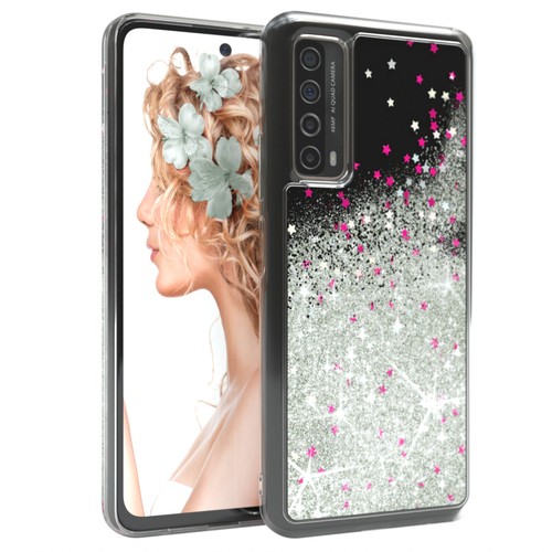 EAZY CASE Huawei P Smart 2021 / Y7a Brokat Etui Płynny silikon Etui na telefon TPU - Zdjęcie 12 z 12