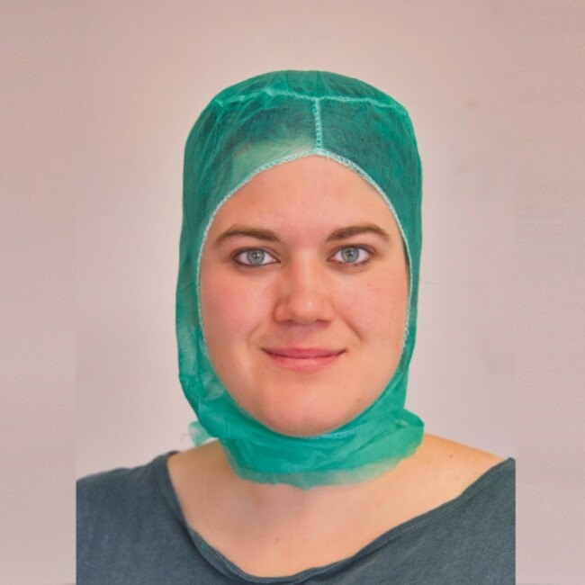 100 Stück OP Vliehauben Astroform Astrohauben Schwesternhauben Cap Einmalhauben