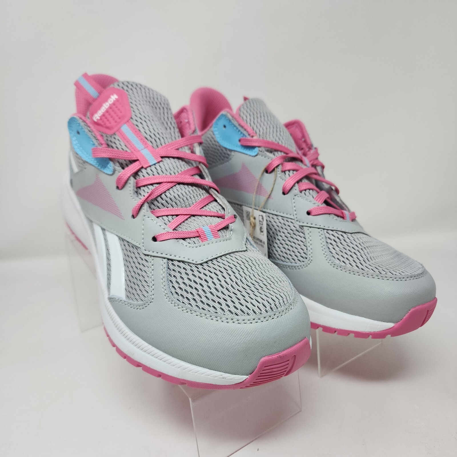 Reebok Running Shoes Junior 6.5 Girls Grey Road Supreme 4.0 Logo Active Sneakers-image