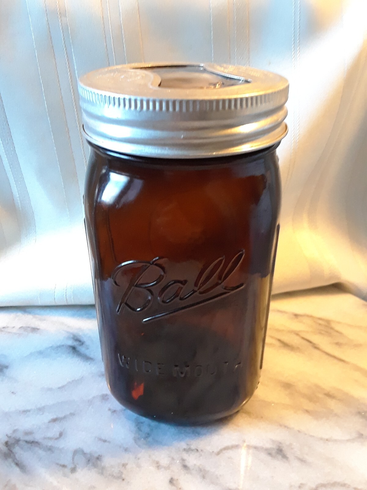 NEW PRESTO Glass canning Lid WIDEMOUTH Mason Jar Old Antique Fruit Jar