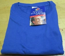 Fruit of The Loom Men T-Shirt  2XL Royal Blue Color 100 % Heavy Cotton 