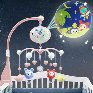 Music Box With Ceiling Projector Sleep Musical Baby Bed