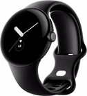 Google Pixel Watch 41mm Matte Black Stainless Steel Case with Obsidian Active...