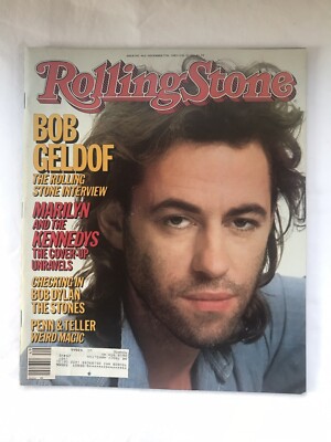 Rolling Stone Magazine December 5 1985 Bob Geldof, Bob Dylan