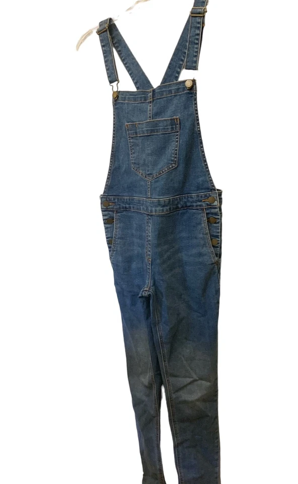 Mono largo de jean para niñas Crewcuts talla 14 Foto 2 de 4