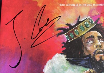 J Cole Signed Autographed KOD Vinyl Album LP Rapper Dreamville Psa
