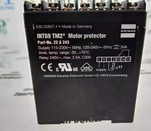 1pcs new KRIWAN compressor protection module INT69 TM2 22A 243