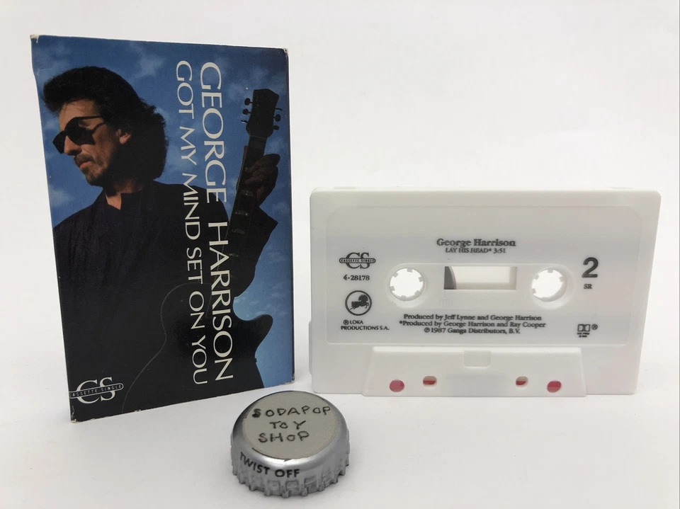 George Harrison Got My Mind Set On You Cassette Tape 1987 Single D10 - Image 2 of 4