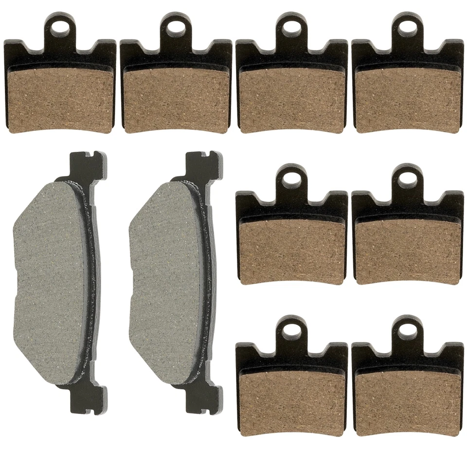 Pastillas de freno delanteras traseras para Yamaha FJR1300A 2006 2007 2008 2009 2010 2011-2019 Foto 4 de 4