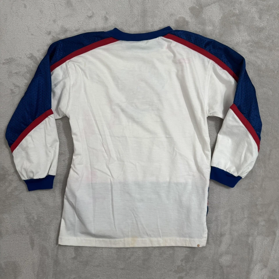 Vintage 90s Rugrats Tommy Chuckie Hockey Heroes Embroidered Jersey Tee hockey - Image 2 of 4