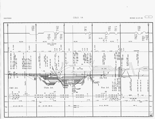 Southern Pacific 1992 (D&RGW) Denver to Dotsero Track Chart Pages on DVD - Bild 3 von 4