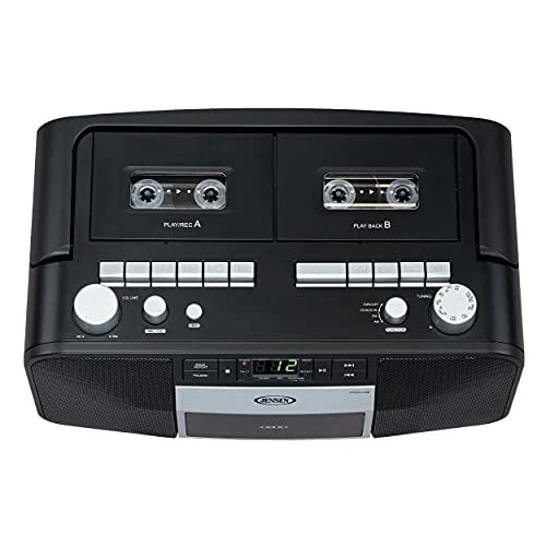 Jensen Music System with CD/MP3 & Dual Cassette Player & Recorder - Image 3 of 4
