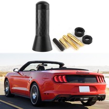 Carbon Fiber 1.4 Antenna Aerial Short Amfm Radio Roof Mast For Ford Mustang Gt