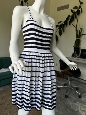 casual midi dress h&m Dress Casual Midi By H&m In Blue, Size: Xs