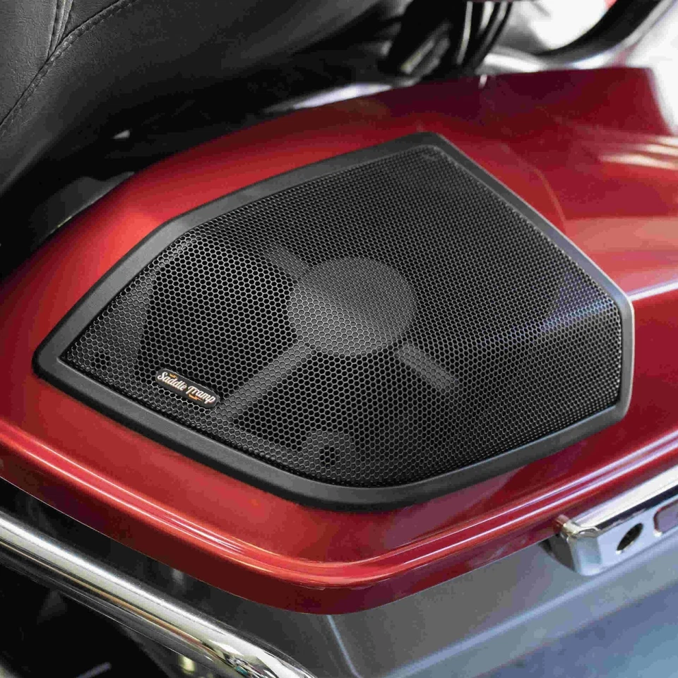 Adaptadores de altavoz Metra BC-HDC69-2 6x9" tapas de alforja cortadas para Harley Davidson Foto 2 de 4