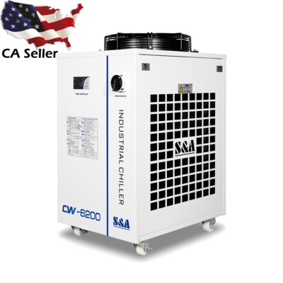 S&A CW-6200BN Industrial Water Chiller for Fiber Laser CNC Cooling 220V 60Hz