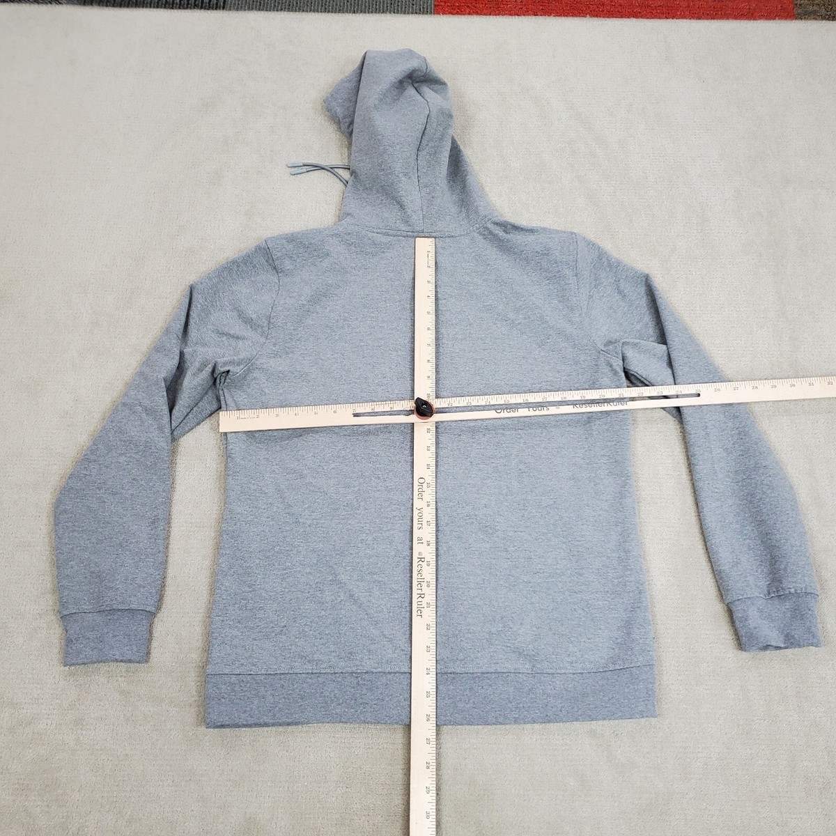 Cuts Clothing Hoodie Mens Large Gray Full Zip Solid Casual