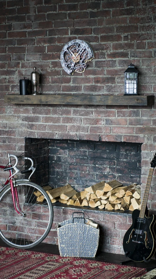 Reloj de pared Automaton Bite engranajes móviles grandes 1682 chaqueta de metal arte loft steampunk Foto 3 de 4