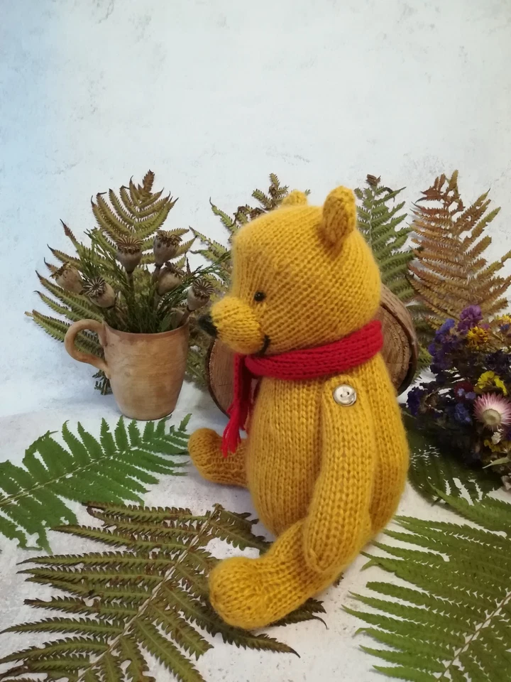 Toy knitting patterns - Knit your Winnie the Pooh and Piglet based on the book - Image 3 of 4