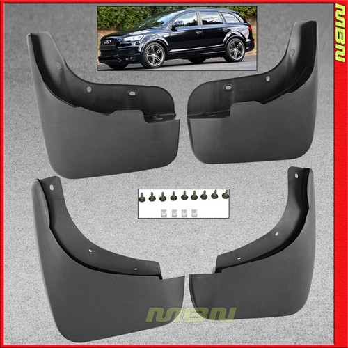 Splash Guards Front Rear 20102015 Audi Q7 Mud Flaps Pair Complete Set