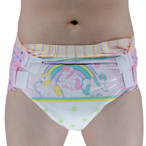 *2 PC* NEW Tykables Unicorn adult diaper Sampler