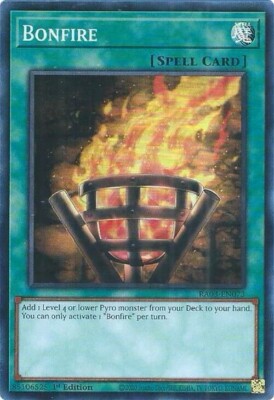 Bonfire RA03-EN073 - Super Rare - NM - In Hand - NEW