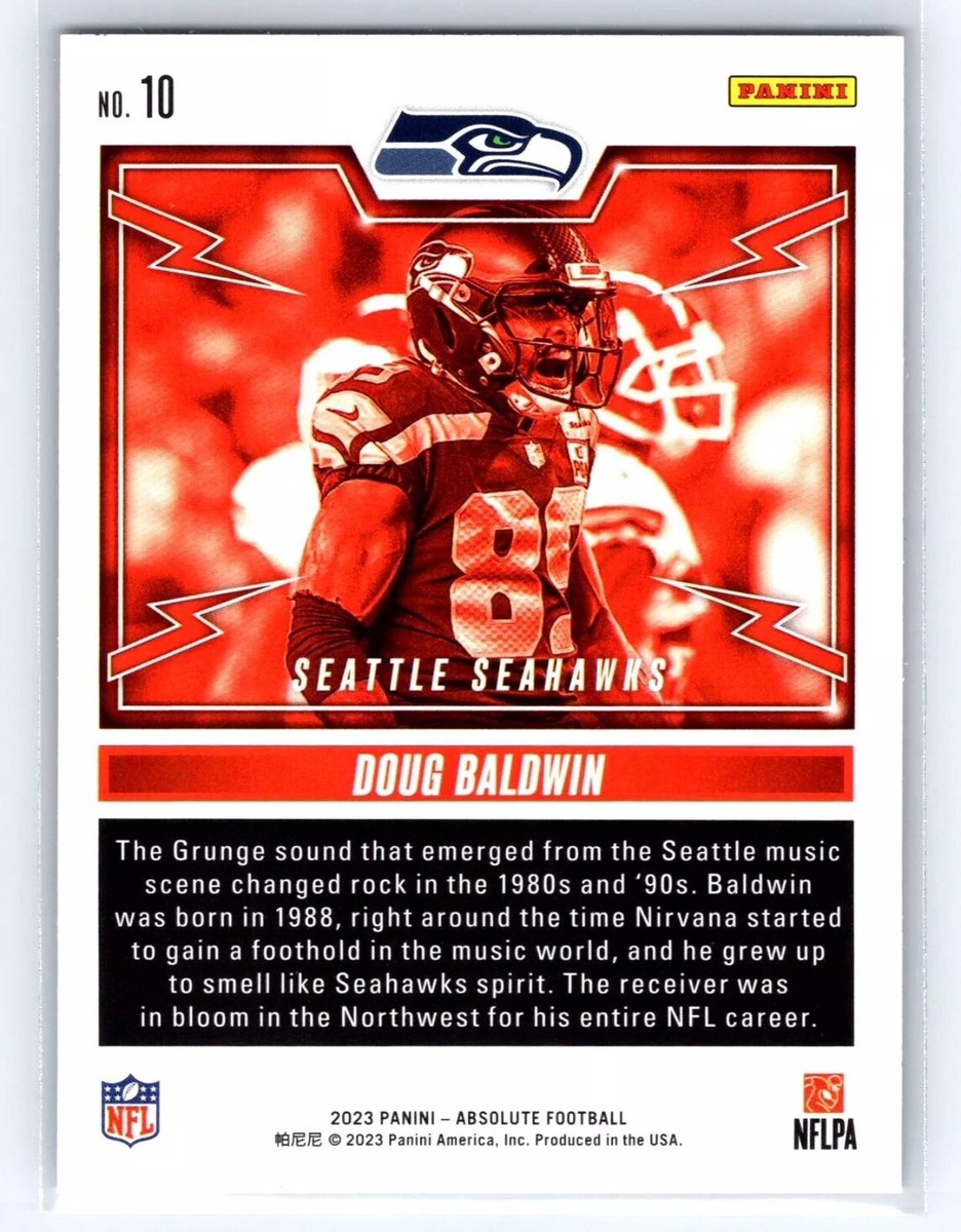 2023 Panini Absolute Doug Baldwin Rock Out #10 Seattle Seahawks