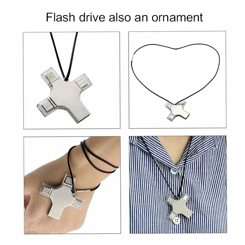 1/2TB USB 3.0 Flash Drive 4 in 1 Memory Stick For iPhone iPad Android PC Type-c - Image 4 of 4