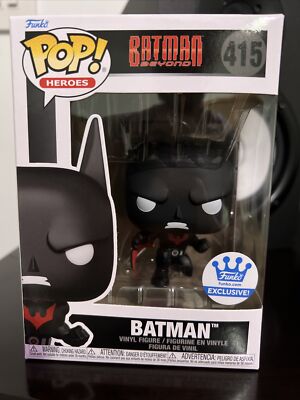 Funko Pop! #415 Crouching Batman Beyond Funko Shop Exclusive Batman Day READ