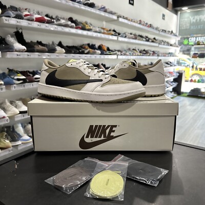 Size 15 - Jordan 1 Low Golf x Travis Scott Neutral Olive