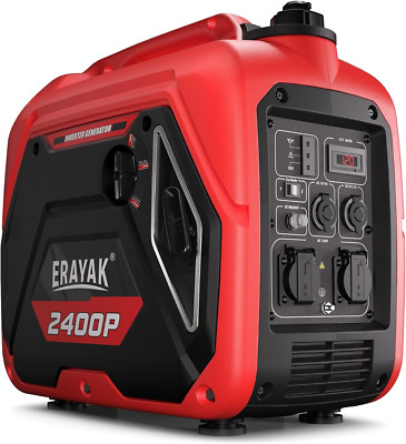 2400W Super Quiet Portable Inverter Generator for Home & Camping Backup