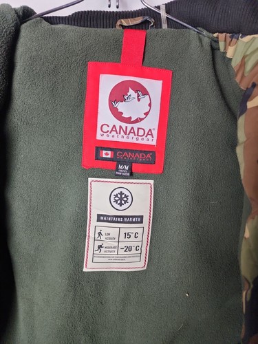 Canada Weather Gear Girls M (10/12) Camouflage Camo Maintains Warm Puffer Vest - Picture 7 of 8