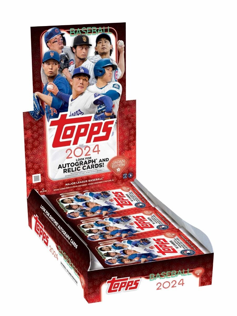 Topps MLB Baseball JAPAN SPECIAL EDITION 2024 Hobby 1 Box Topps MLB Baseball JAPAN SPECIAL EDITION 2024 Hobby 1 Box