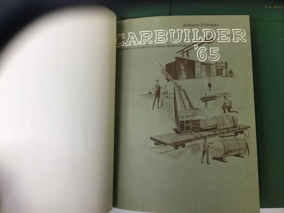The Carbuilder Pullman-Standard Bi-monthly Magazine Bound 7 Years, 1960s Railcar - Image 3 of 4