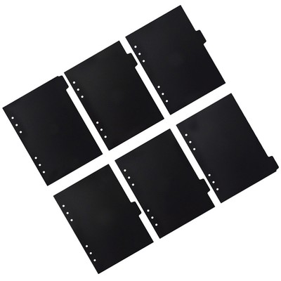 6Pcs Office Daily Use Reusable Loose-leaf Page Markers Daily