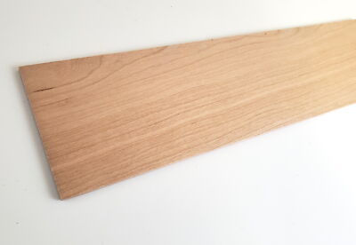 Cherry Wood Sheet Plank Thin 1/16''Thick x 3'' Wide x 12'' Long Kiln Dried Sanded