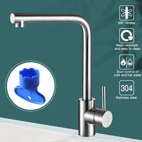 Küchenarmatur Wasserhahn Küche Spültischarmatur Mischbatterie Edelstahl Einhand - Bild 1 von 11