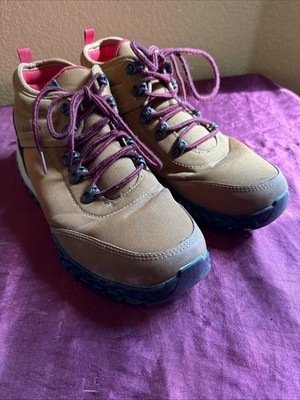 Columbia Fairbanks Mid Waterproof Boots Mens 8 Brown Hiking Mountaineering