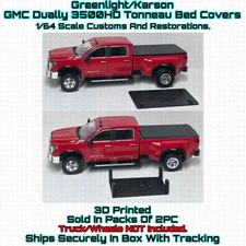 Tonneau Bed Covers 3D Printed For 1/64 Greenlight Karson 2022 GMC 3500HD Dually