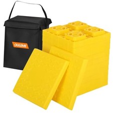 RV Leveling Blocks, Stackable Jack Blocks, Interlocking 12 Pack Yellow