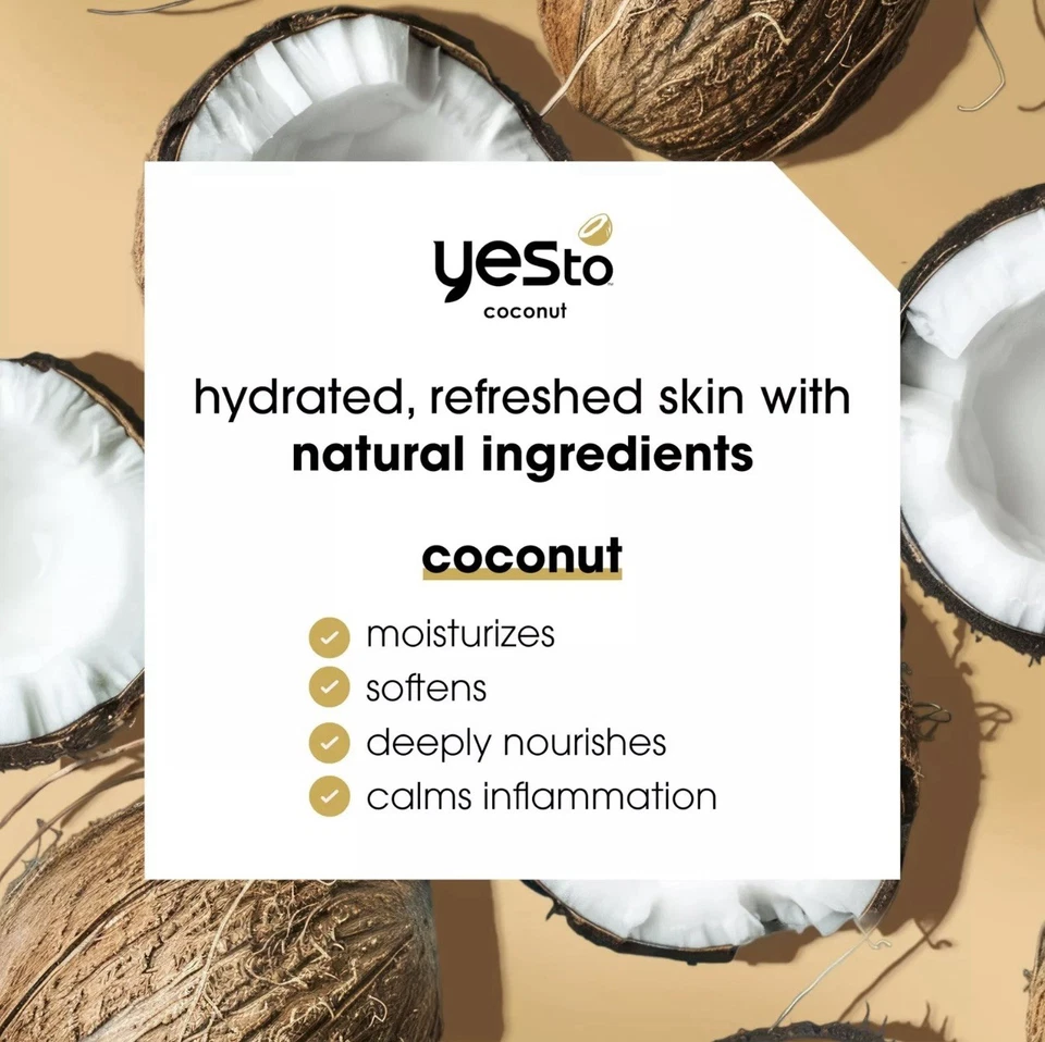 Yes To Coconut Cleansing Wipes Brown 30 Count - New - Image 3 of 4