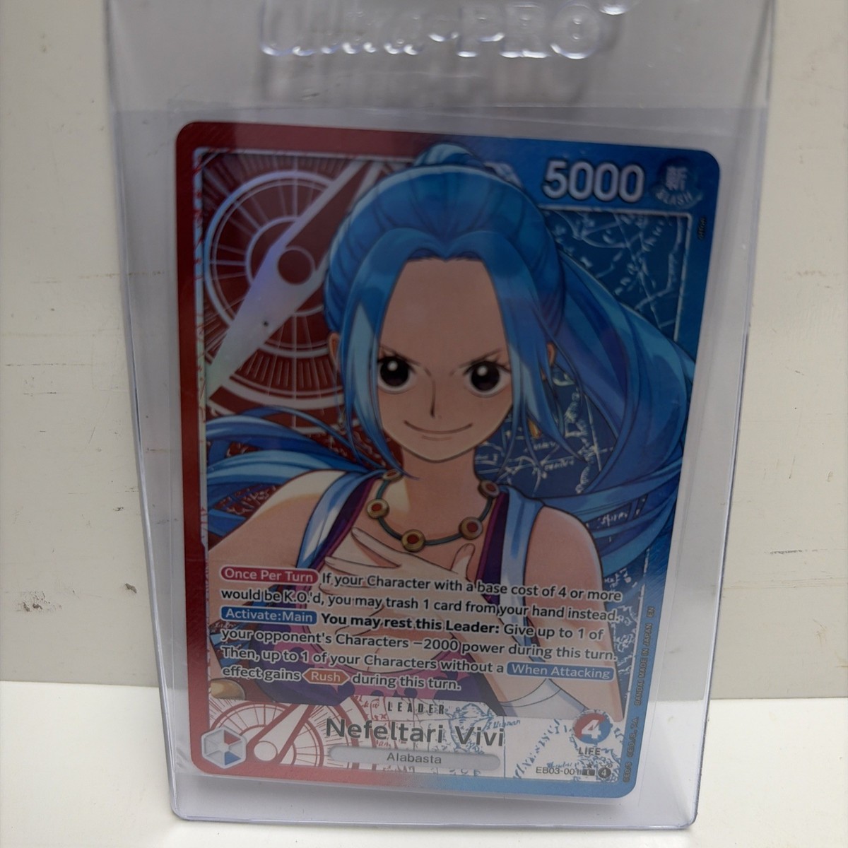 One Piece EB03 English Alt Art Leader Nefeltari Vivi EB03-001 | eBay