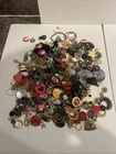 VINTAGE COSTUME JEWELRY EARRINGS BULK LOT APPROXIMATELY 3 LBS